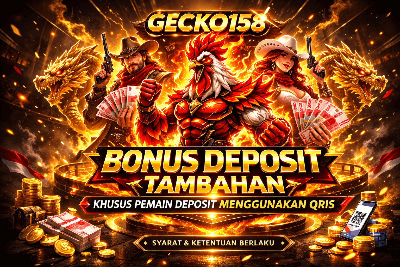 EXTRA BONUS KHUSUS DEPOSIT QRIS&nbsp;